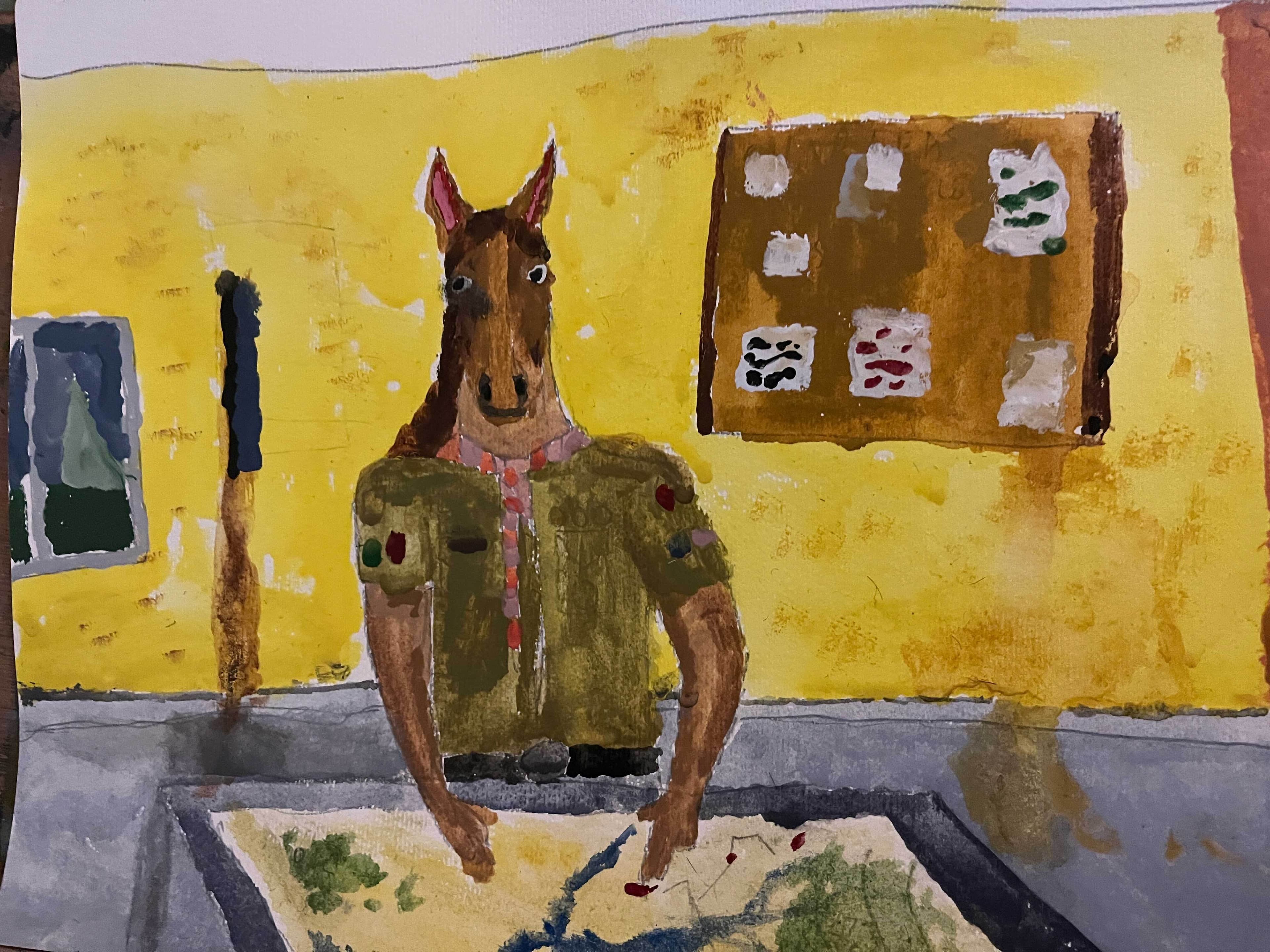 Watercolor by Anne Rowlands