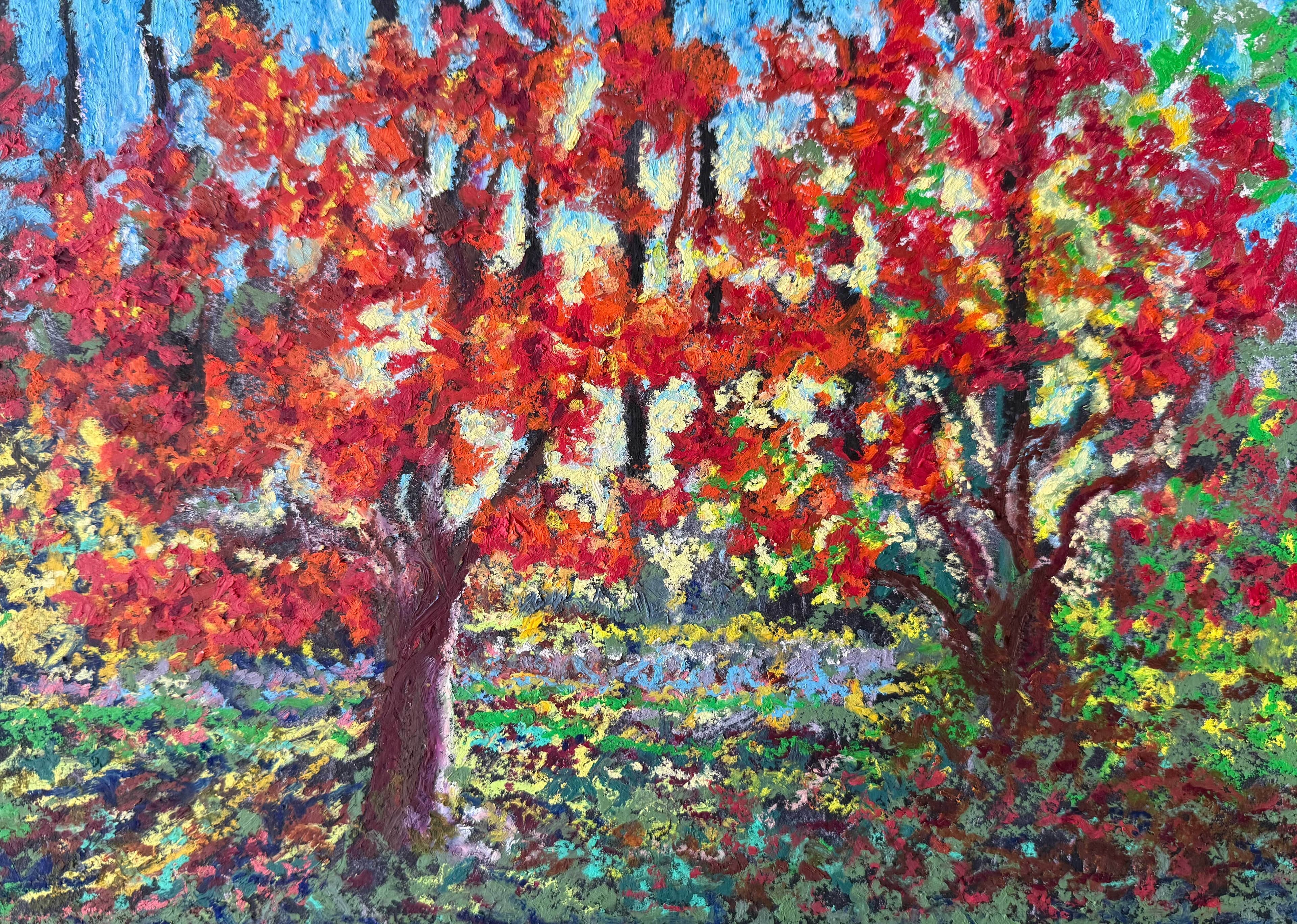 Autumn sunrise by Karen Vernon