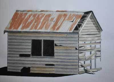 Old Shack by Lucy Makin