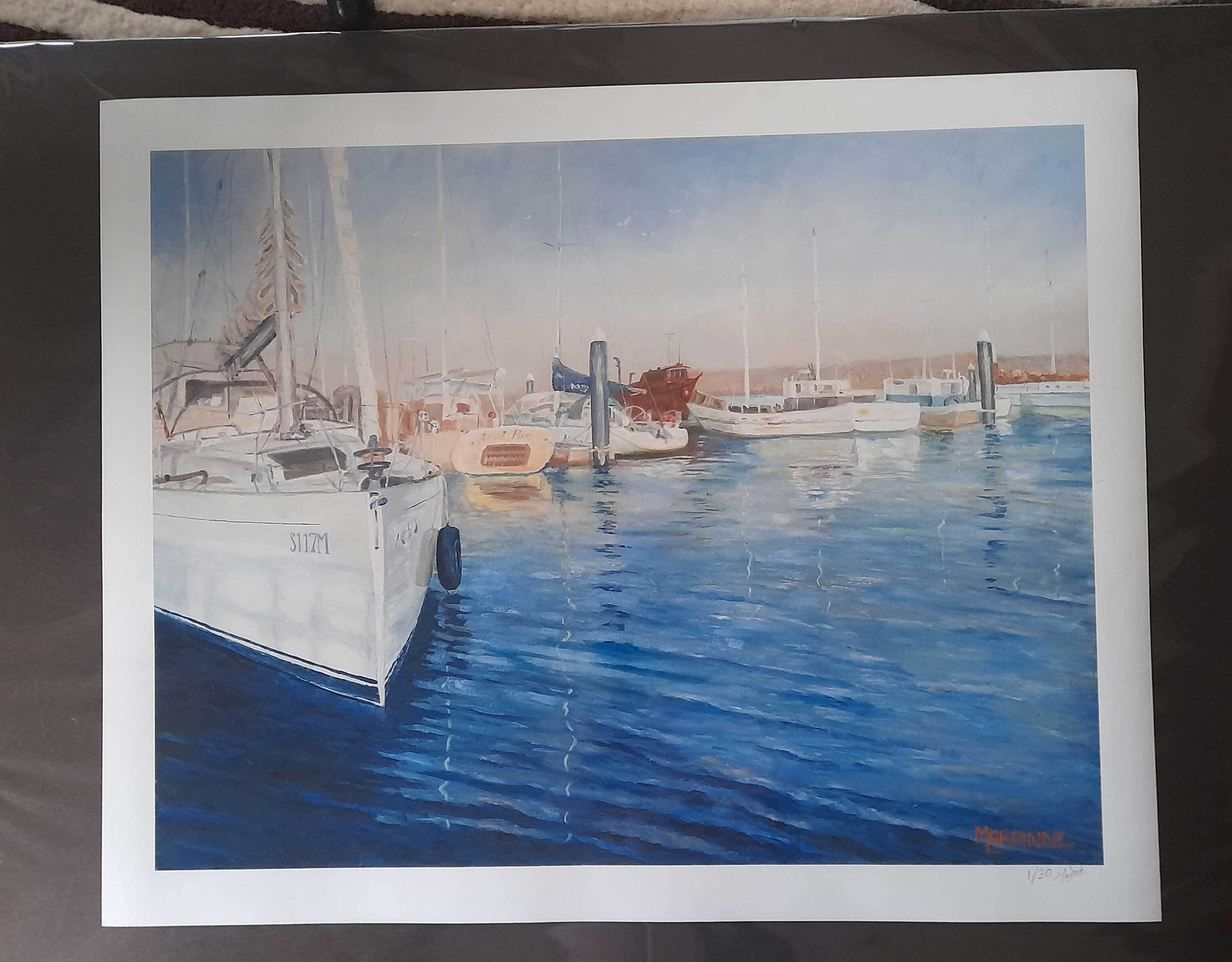 Marianne Kambouridis Autumn light Apollo Bay wharf Victoria