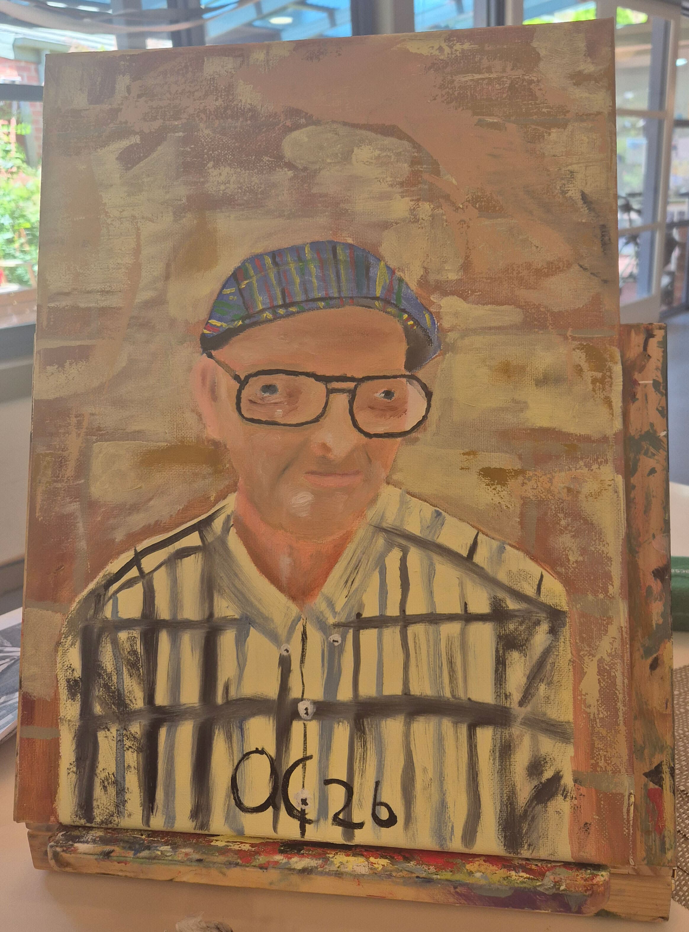 Self portrait by Andrew Condon