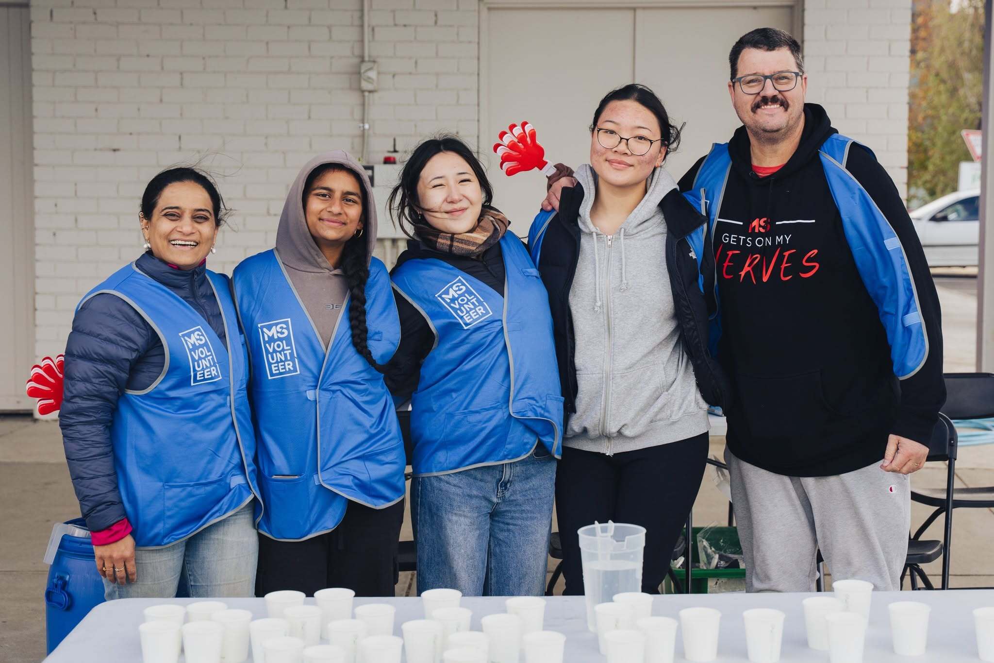 Volunteers at the 2026 Melbourne Walk Run Roll