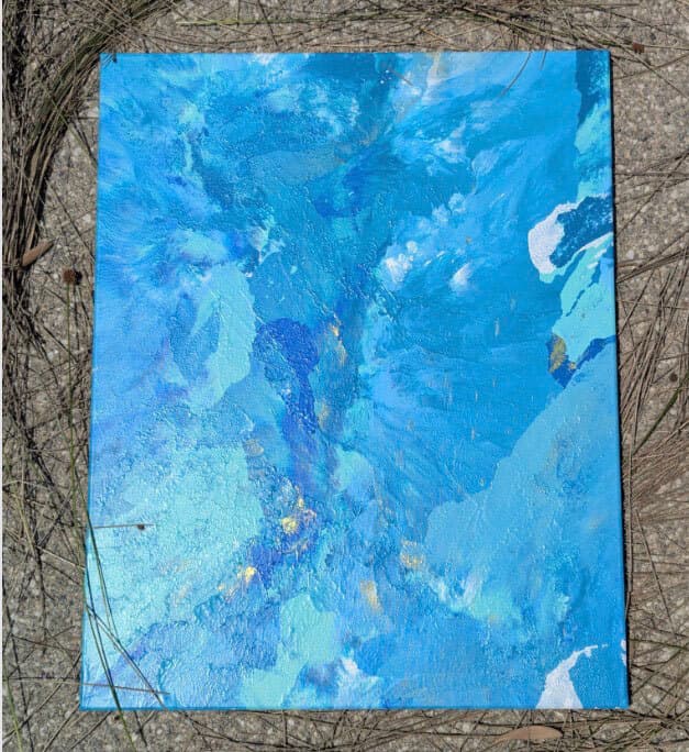 When the surface breaks truth breathes by Mary-Jane Donnellan