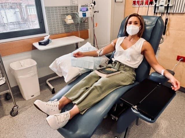 Melissa first hospital treatment