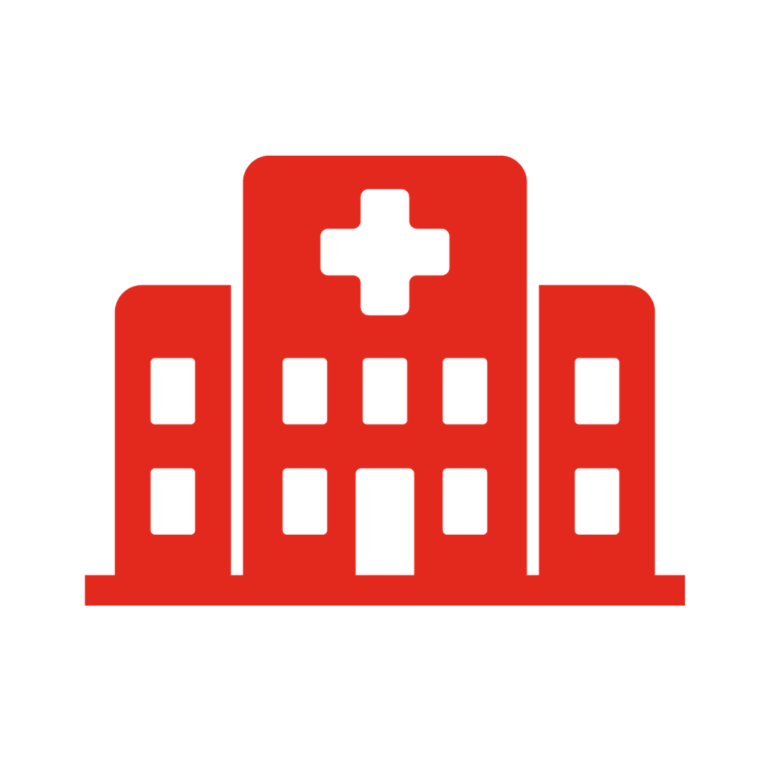 red hospital icon