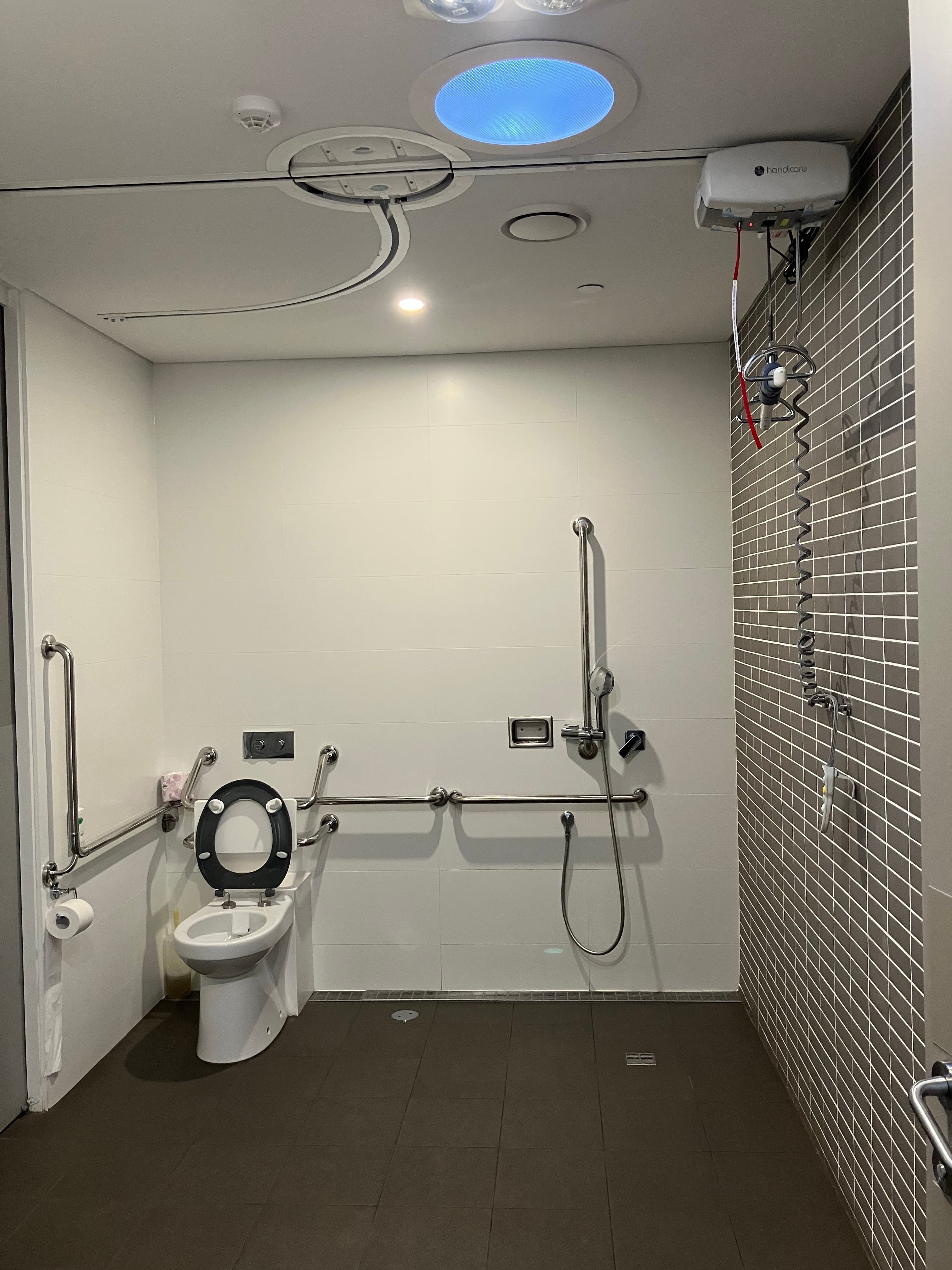 A photo of the bathroom inside Beverly Hills accommodation