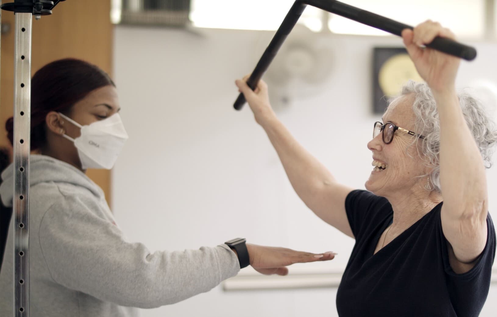 Partipant at footscray wellbeing gym b