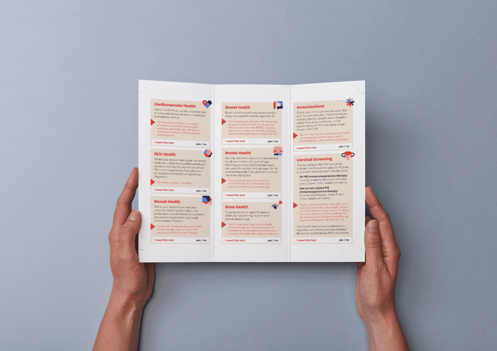 Womens Health Trifold Brochure Template